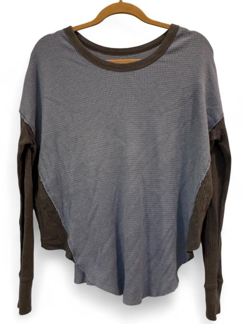 Free people waffle knit top